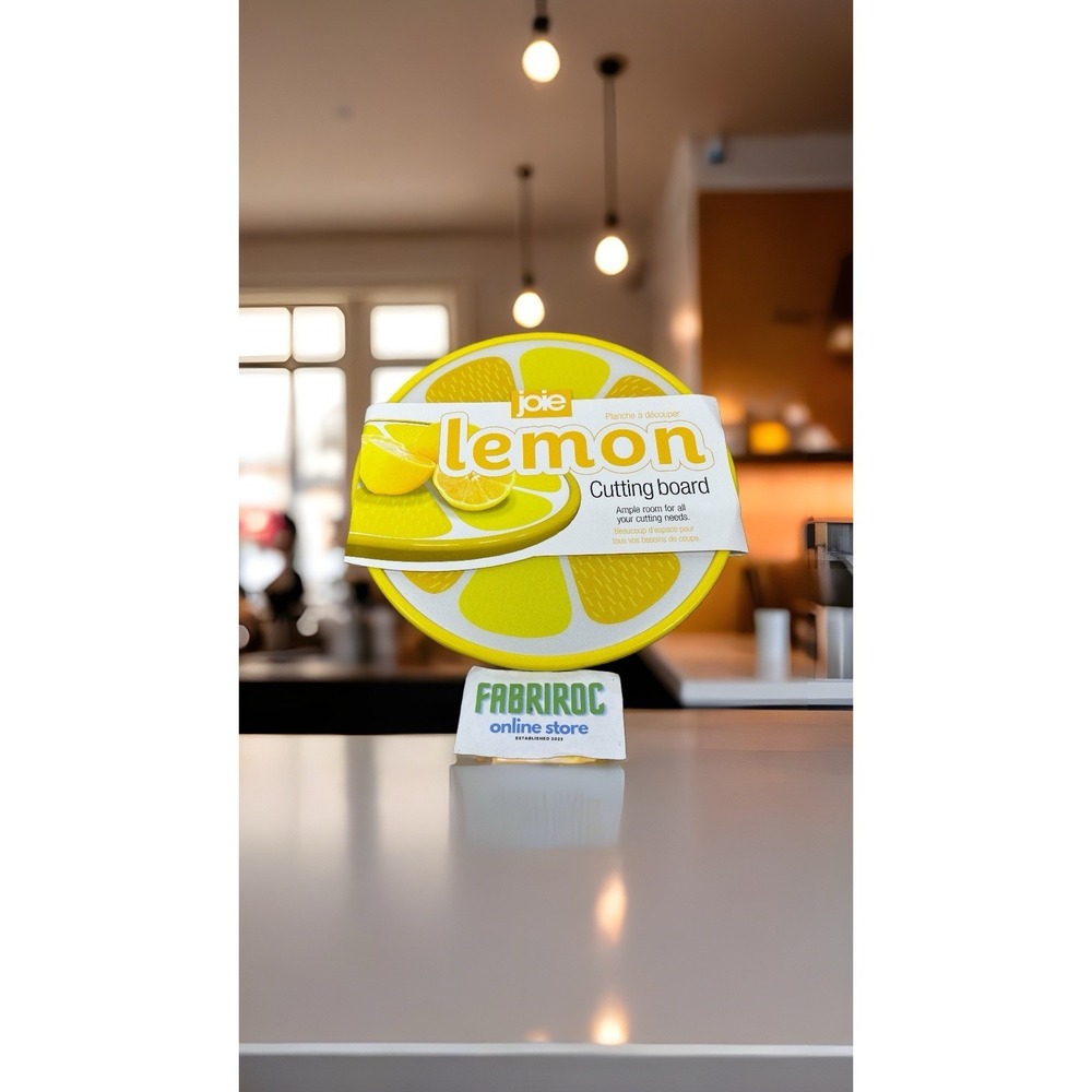 Lemon Cutting Board Yellow Joie